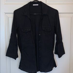 James Perse button down top